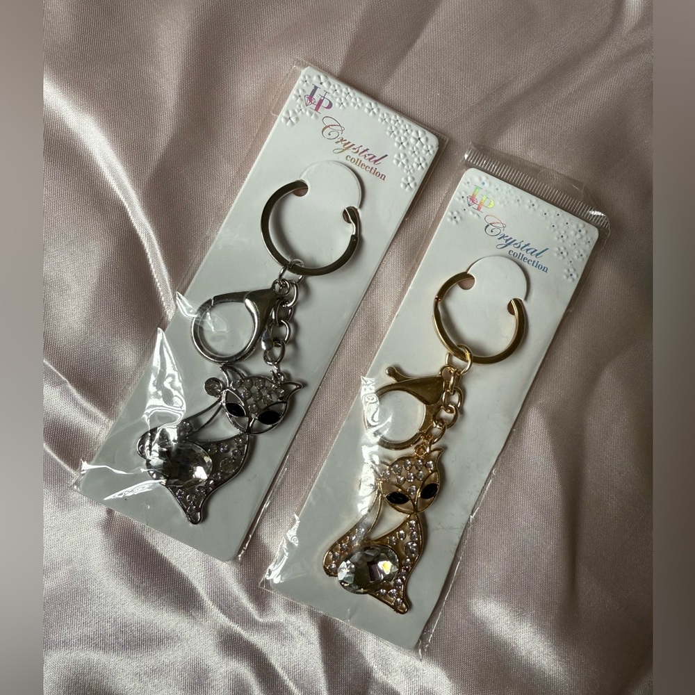 UP Crystal Collection Cat Bag Charm Set